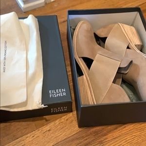 Eileen Fisher cut out booties